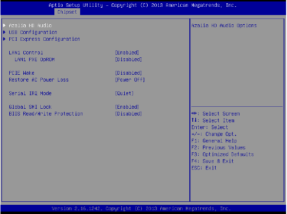 ARK 1123 Power Setting