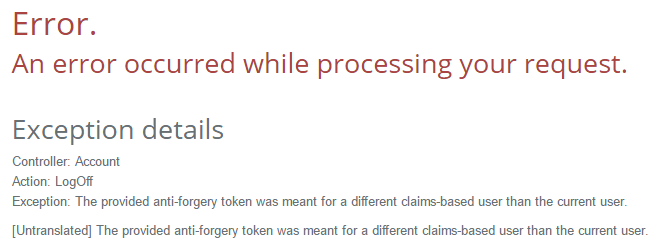 Anti Forgery Chrome