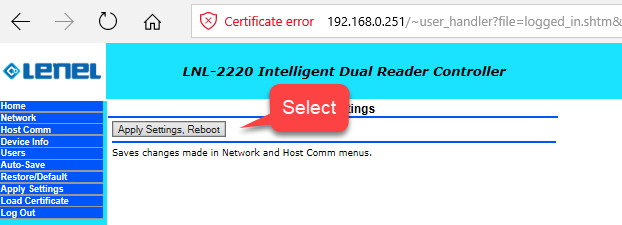 Connect Host Comm Apply Setting PT1.png