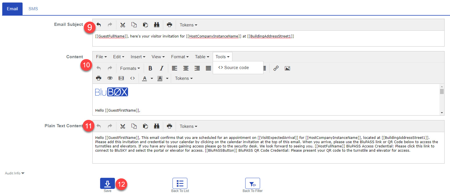 Notification Visitor Add Body