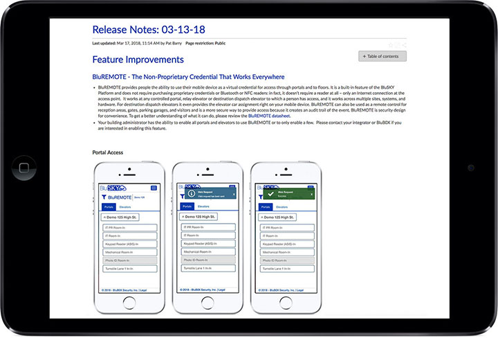 Release Notes iPad 1
