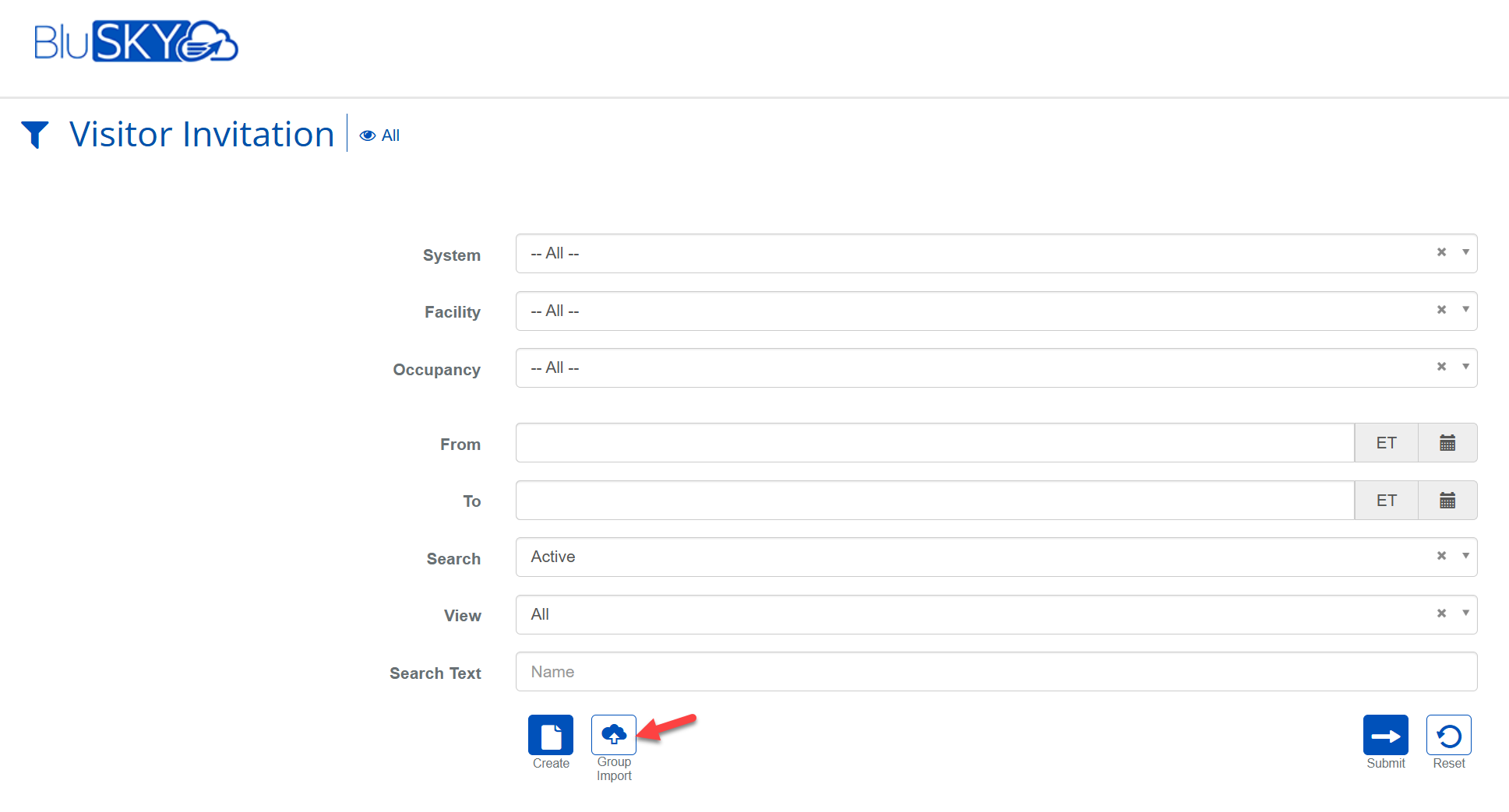 VisitorGroupImportFromFilter