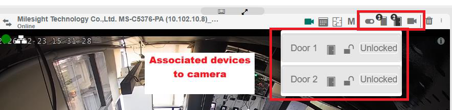 Associated devices in UDC header
