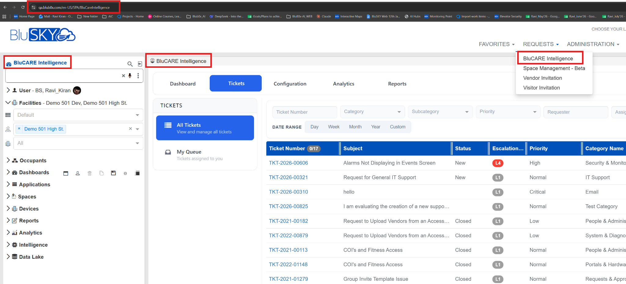 BluCARE Intelligence module rename