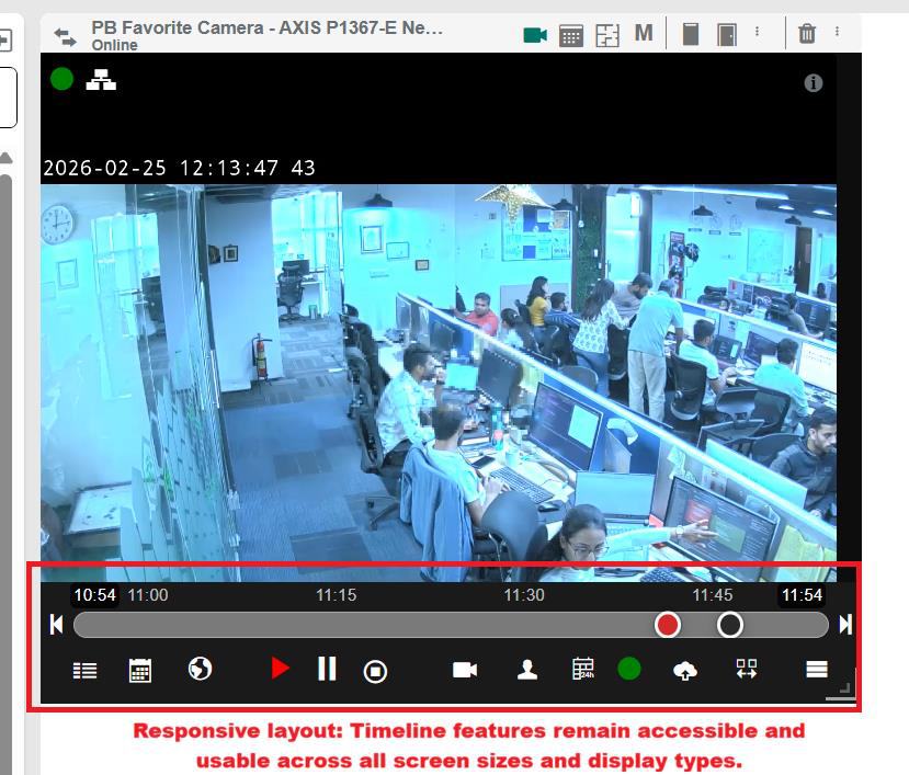On-hover snapshot preview