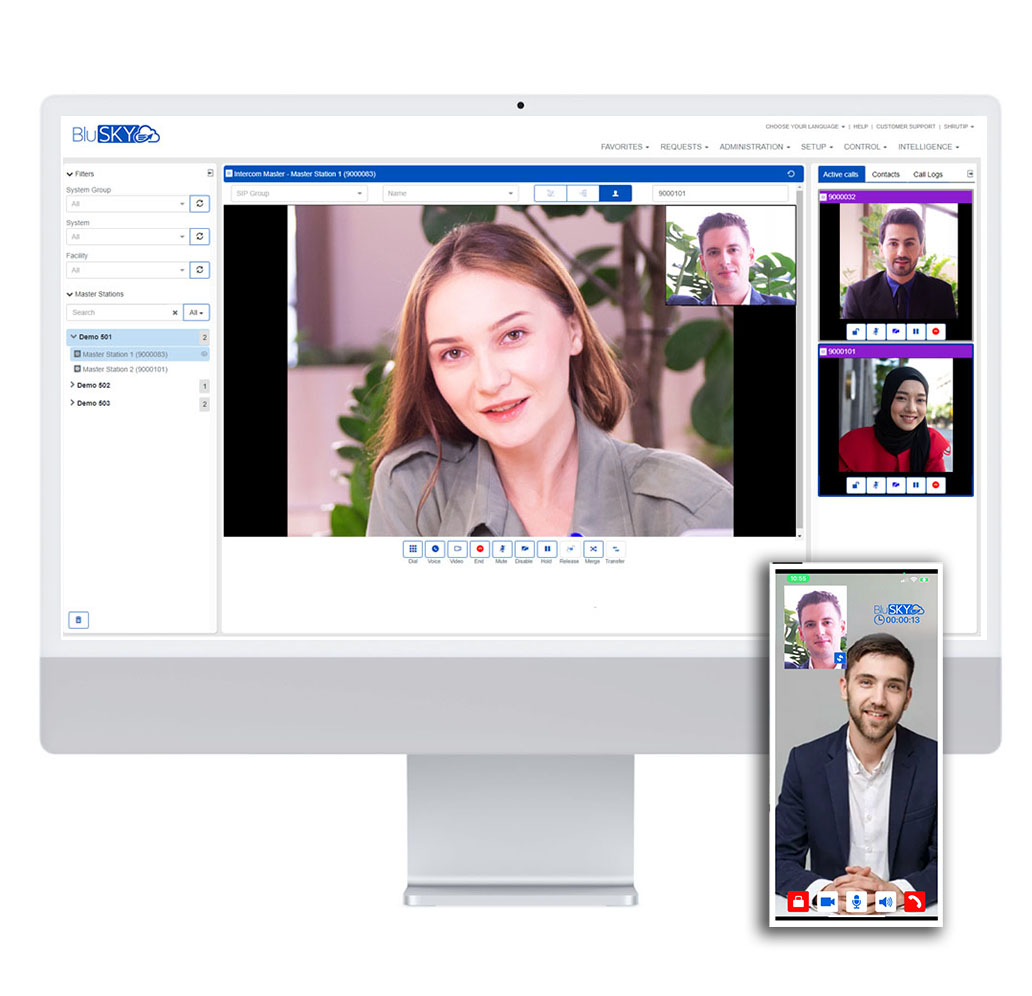 Intercom Screen Mobile