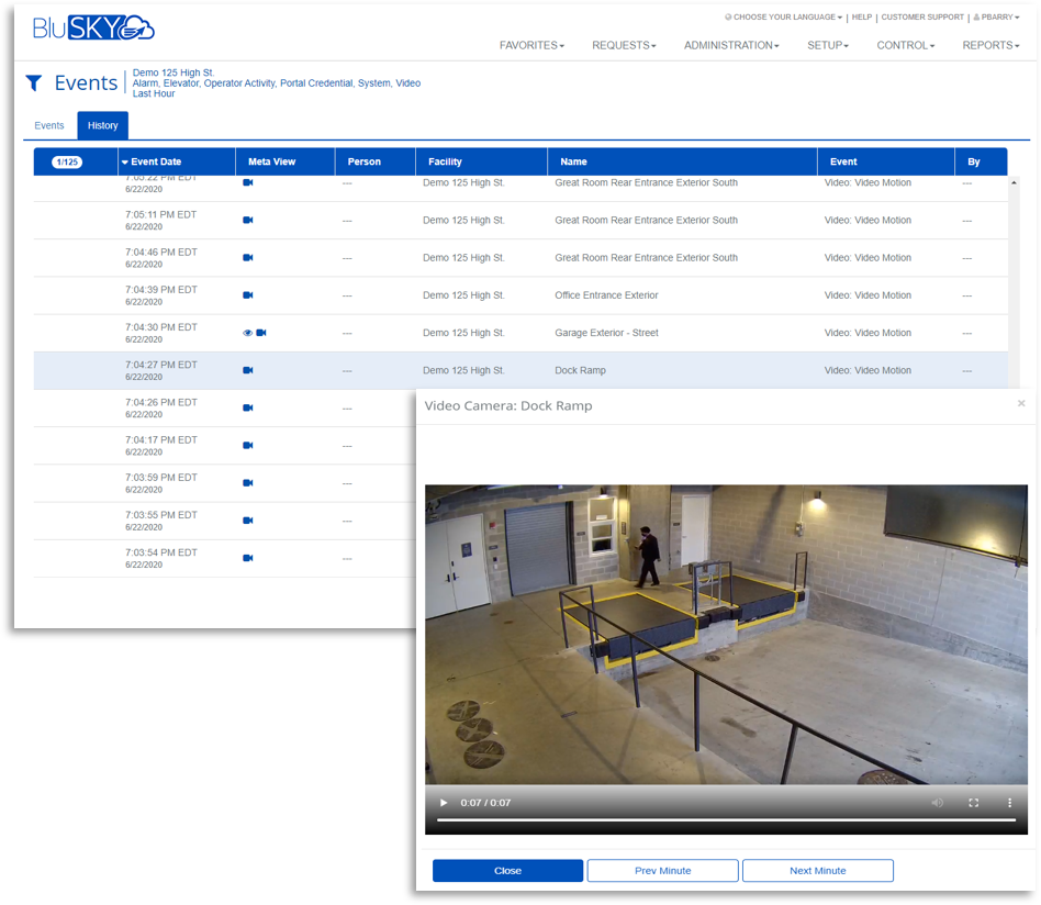Video Events