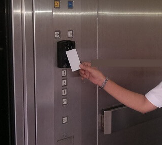 elevator credential access floor